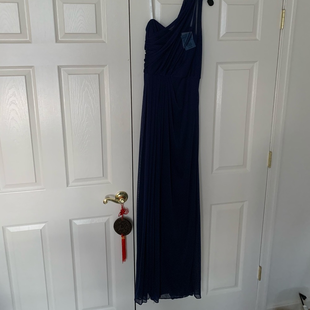 David’s Bridal Floor Length Bridesmaid Dress